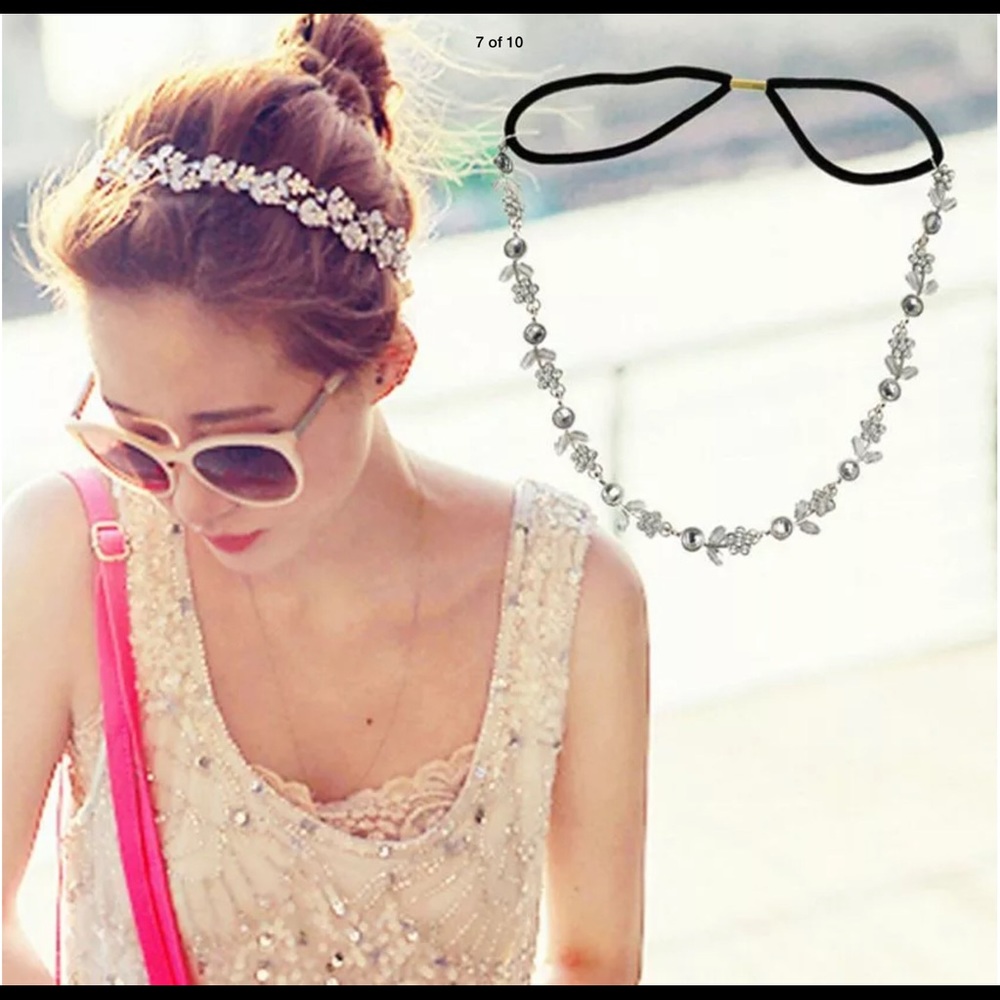 New Beautiful Rhinestone Headband - Picture 7 of 8